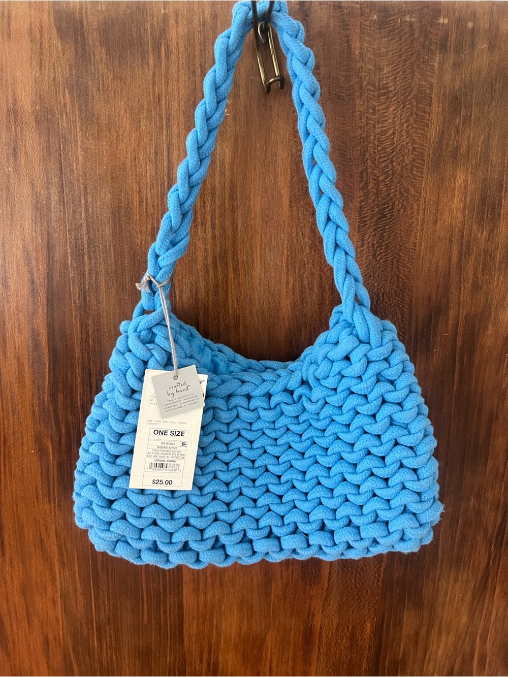 Blue Shoulder Bag